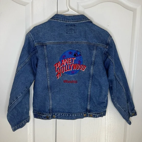 Vintage Planet Hollywood Indianapolis Denim Jacket - Picture 6 of 8